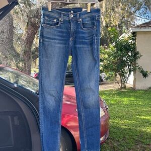 rag & bone Dark Blue Skinny Jeans